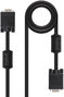 Nano Cable Cable SVGA/VGA HDB15 Macho a Macho 1m Negro Ref. 10.15.0101